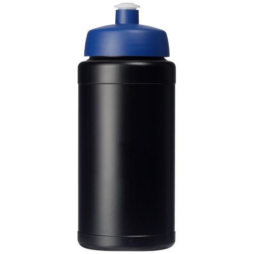 PF210688-14Baseline® Plus 500 ml Flasche mit Sportdeckel_ schwarz_blau