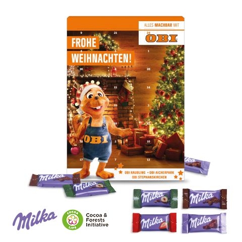 CD95201-02Wand-Adventskalender mit Milka Schokolade_ Individuelles Motiv