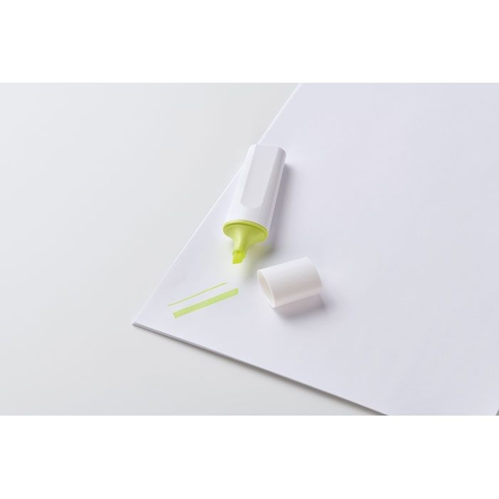 MO2427-70Lit Textmarker RPET_ neon gelb