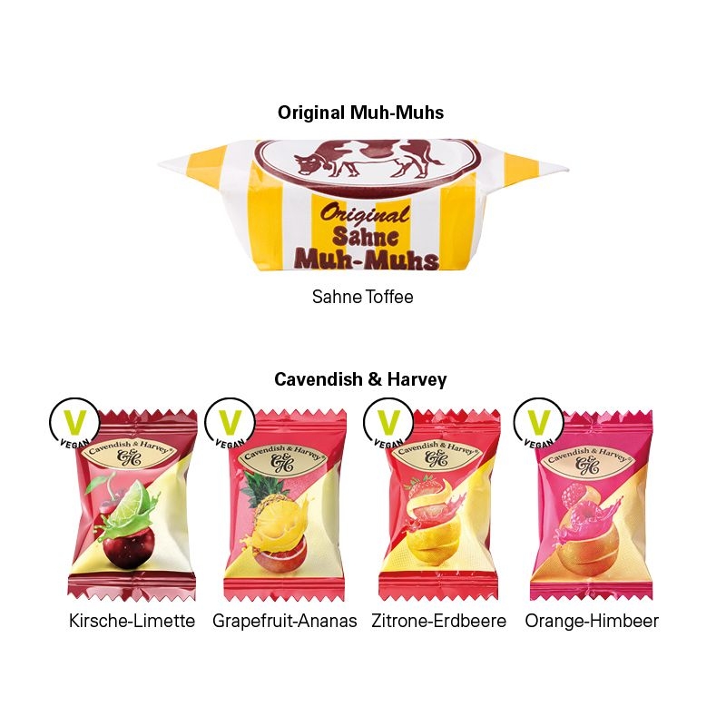 JG10253-1Geschenkbox Midi Schleife_ Cavendish _ Harvey Mini Bonbons_ Fruchtmix