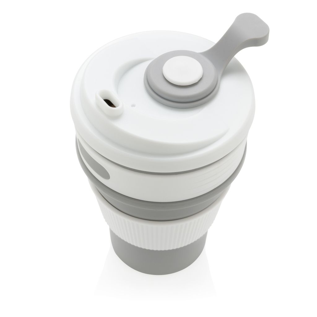 XDP432.60-2faltbarer Silikon-Becher_ grau