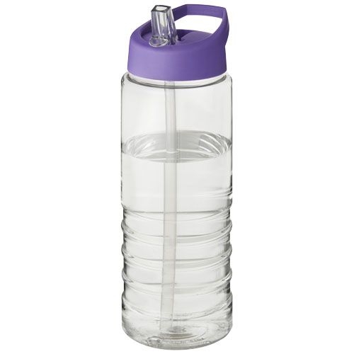 PF210877-11H2O Active® Treble 750 ml Sportflasche mit Ausgussdeckel_ transparent_lila