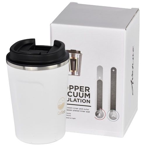 PF100587-2Thor 360 ml auslaufsicherer Kupfer-Vakuum Isolierbecher_ weiss