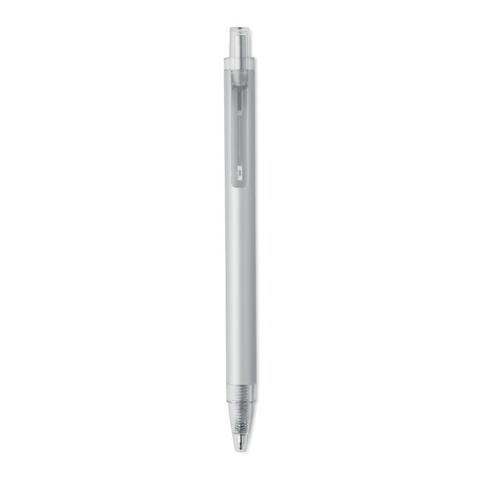 MO3185-16Nosta Druckkugelschreiber recy. Alu_ mattsilber