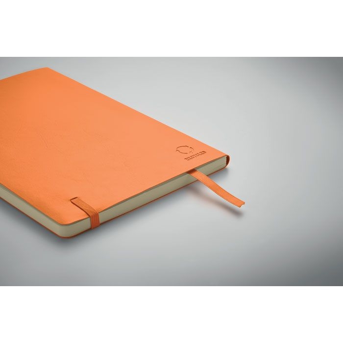 MO2118-10Breta DIN A5 Notizbuch recycelt_ orange