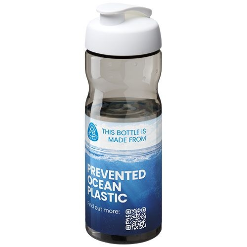 PF220100-1H2O Active® Eco Base 650 ml Sportflasche mit Klappdeckel_ weiss_kohle