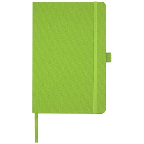 PF107763-5Honua A5 Notizbuch aus recyceltem Papier mit Cover aus recyceltem PET_ Lindgruen