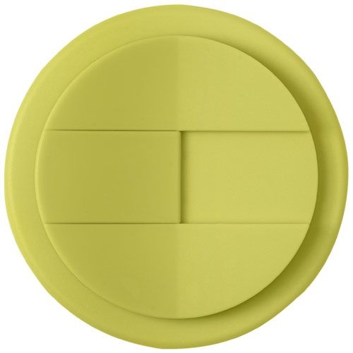 PF210455-5Americano® Espresso Eco 250 ml recycelter Isolierbecher mit auslaufsicherem Deckel _ schwarz_limone