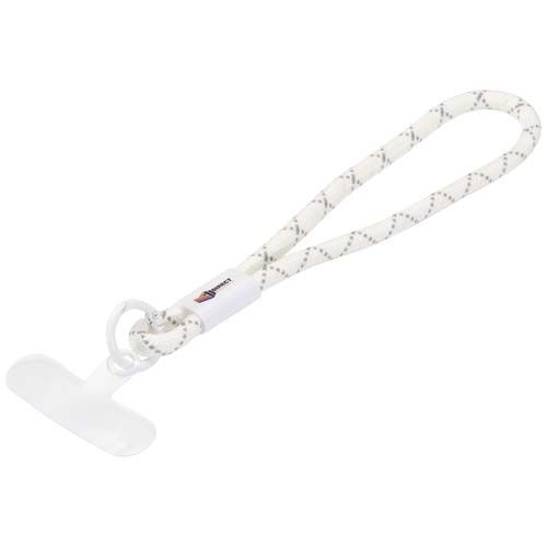 PF124488-1Arich Smartphone Armband aus recyceltem Kunststoff_ weiss