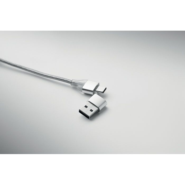 MO3150-14Hublue 5in1 Ladekabel_ silber