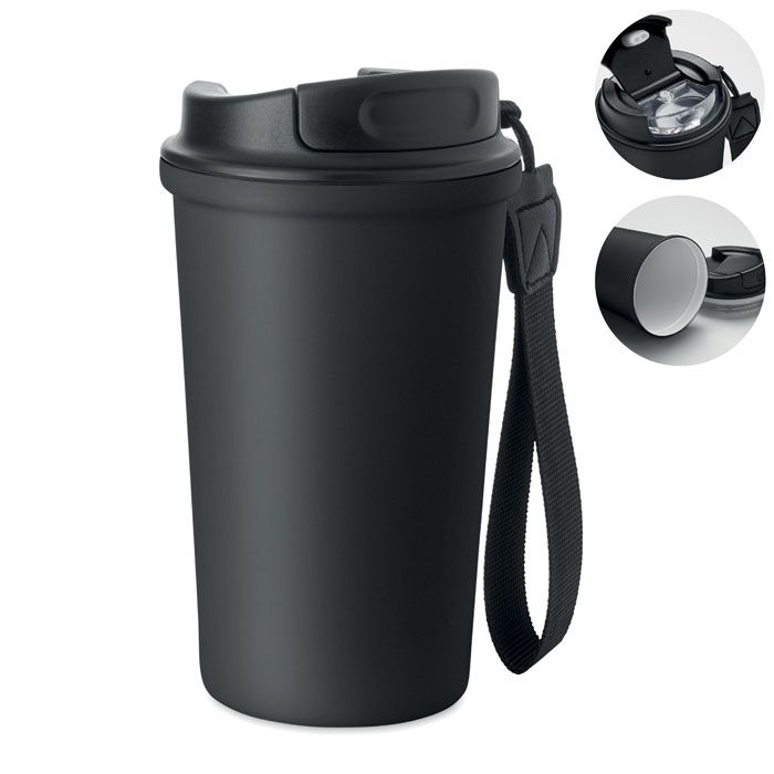 MO3156Nakano Becher recy. Edelstahl 400ml