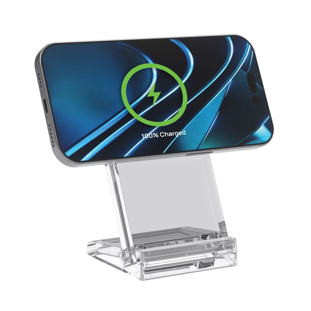 XDP309.08-00Magcharge 15W magnetischer Wireless-Charging-Stand_ transparent