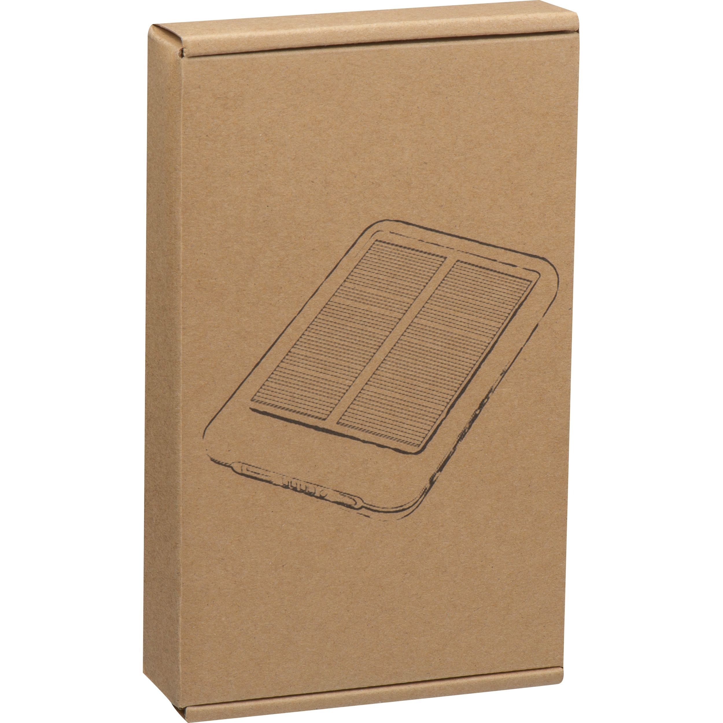 MA23559-03Solar Powerbank aus Metall mit 4.000 mAh LEONARD_ schwarz