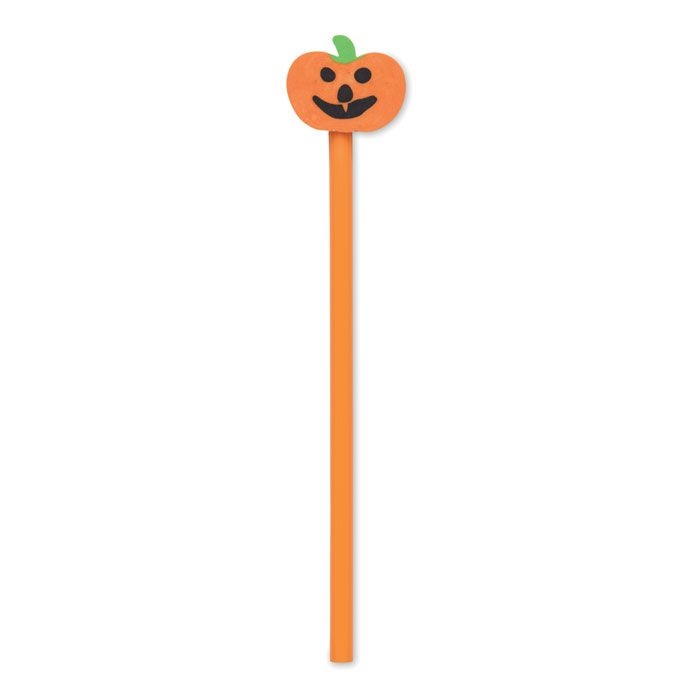MO3105-10Weenpen Holzbleistift mit Radiergummi_ orange