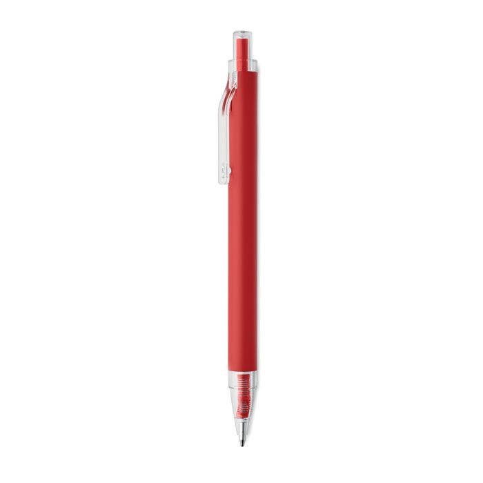 MO3185-05Nosta Druckkugelschreiber recy. Alu_ rot