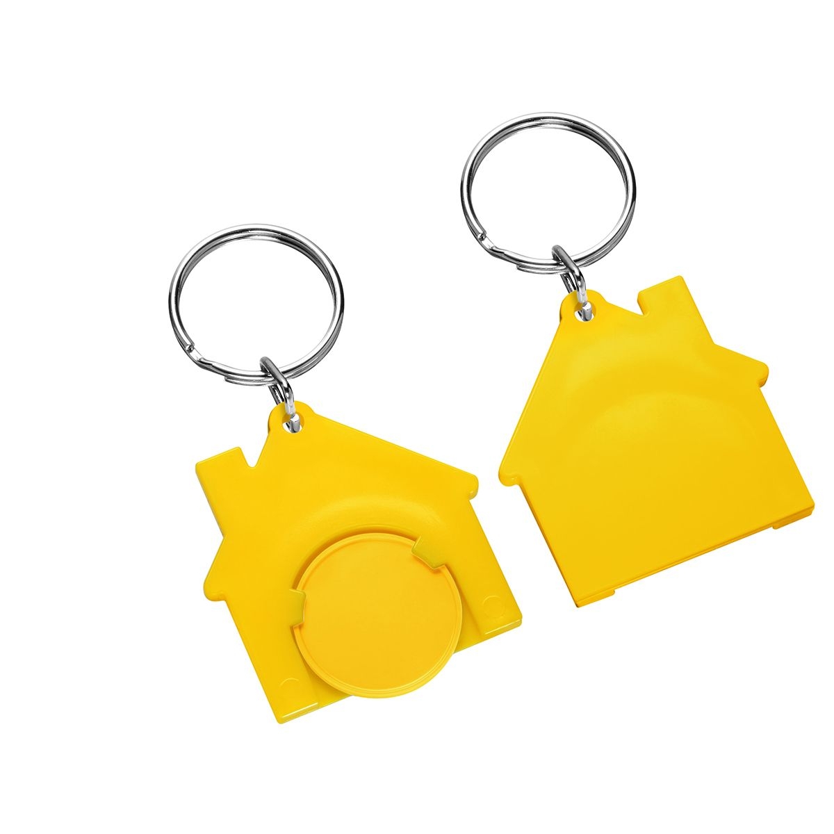 HE7516R-4-4Chiphalter mit 1€-Chip _Haus_ gelb_ gelb