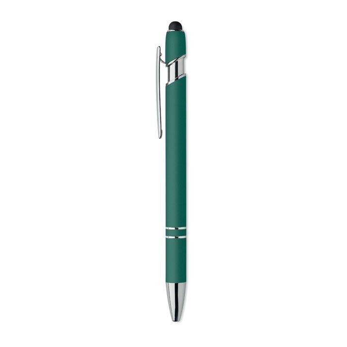 MO2798-09Siparo Druckkugelschreiber mit Stylus_ gruen