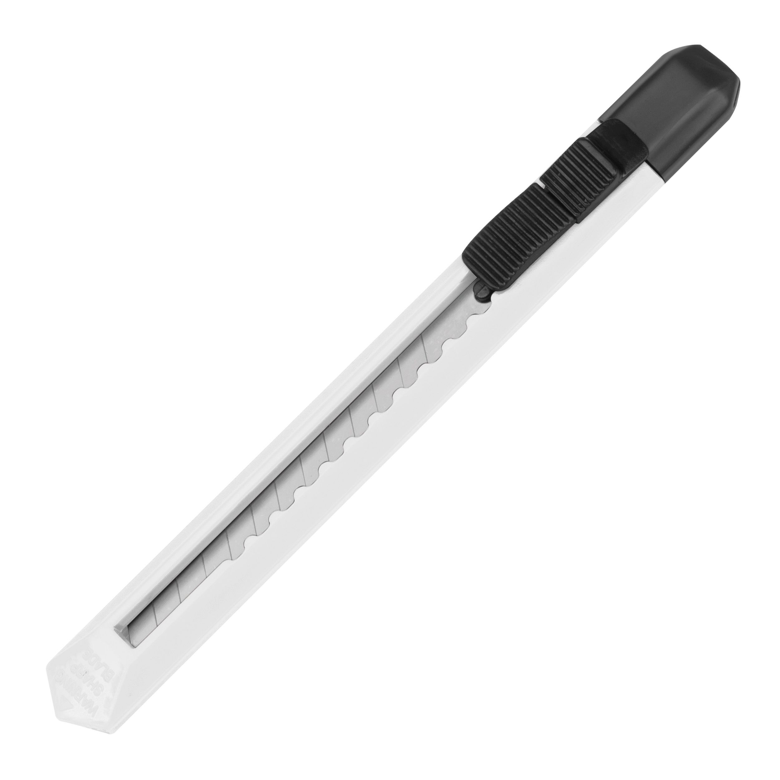 MA89003-06Schlankes Kartonmesser aus Kunststoff URBAN_ weiss