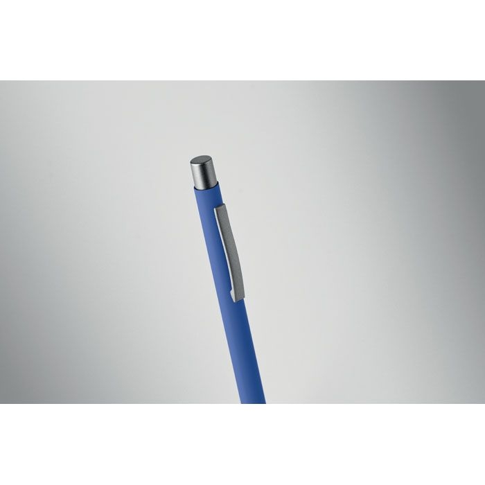 MO3222-37Nali Druckkugelschreiber recy. Alu_ koenigsblau