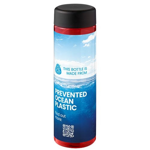 PF210485-6H2O Active® Eco Vibe 850 ml Wasserflasche mit Drehdeckel_ rot_schwarz