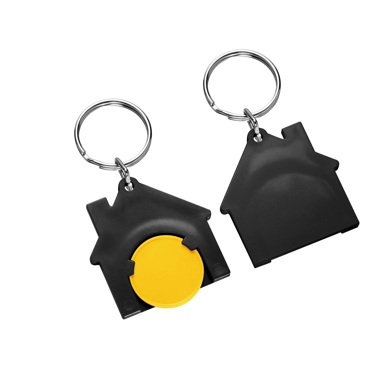 HE7516R-4-6Chiphalter mit 1€-Chip _Haus_ gelb_ schwarz