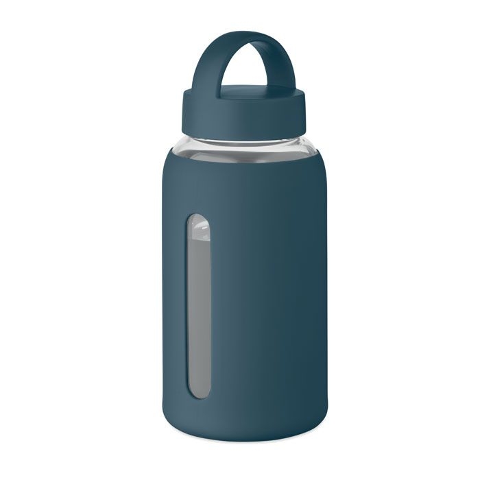 MO2912-85Boris Flasche Borosilikatglas 600ml_ marineblau