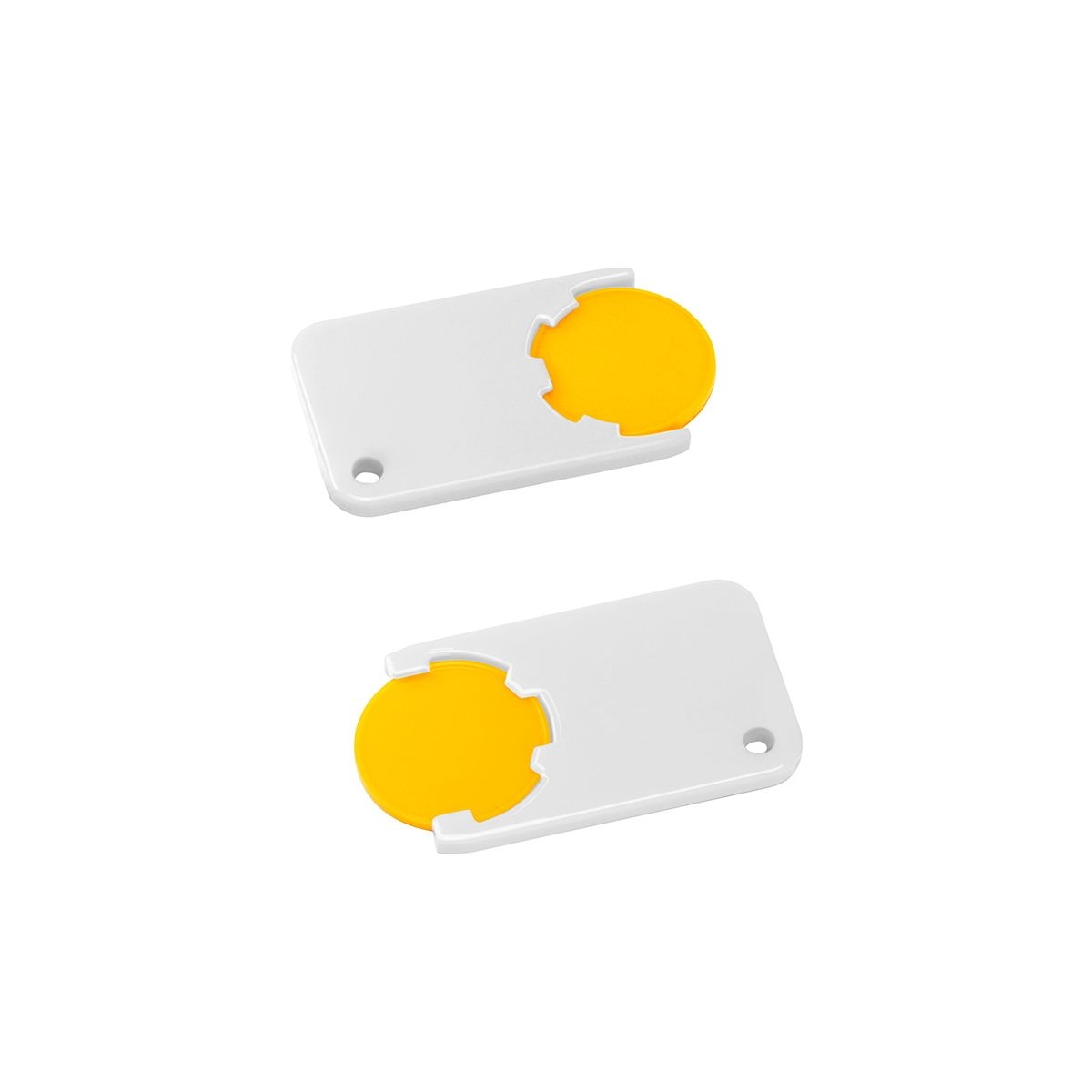 HE7454-4-0Chiphalter mit 1€-Chip _Beta_ gelb_ weiss