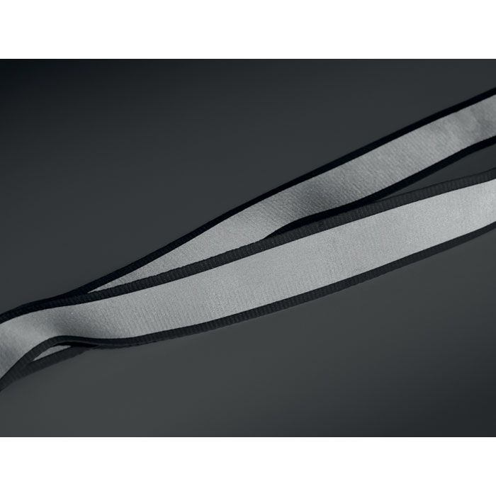 MO2825-03Tosee Reflektierendes RPET-Lanyard_ schwarz
