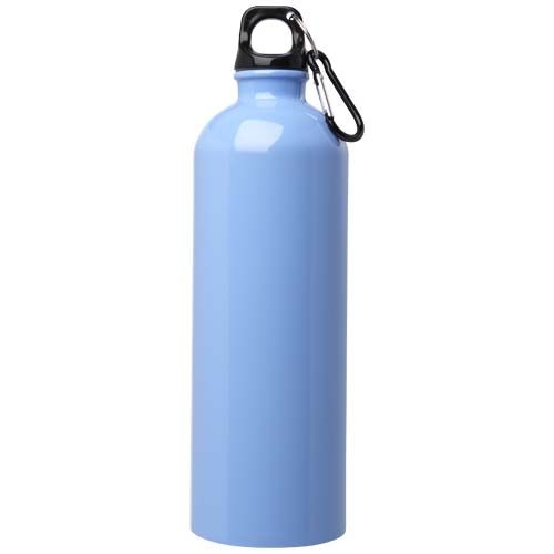 PF100861-7Oregon 750 ml RCS-zertifizierte_ einwandige Trinkflasche aus Edelstahl mit Karabinerhaken_ wolkenbla