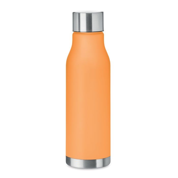 MO6237-29Glacier Rpet Trinkflasche RPET 600ml_ transparent orange