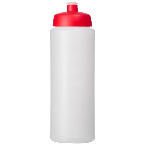 PF210689-19Baseline® Plus grip 750 ml Sportflasche mit Sportdeckel_ transparent_rot