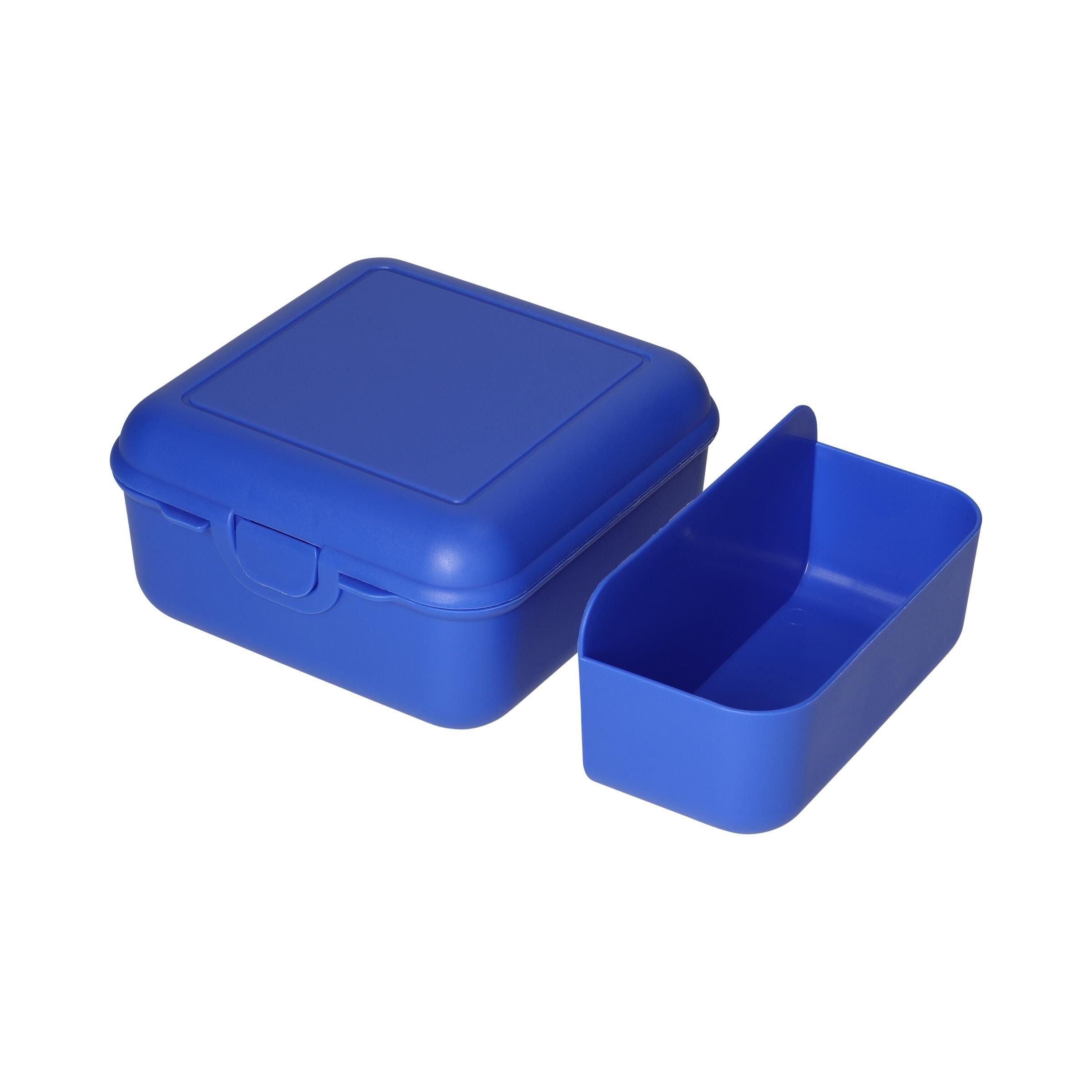 EL05301-2Vorratsdose _Cube_ deluxe_ mit Trennschale_ standard-blau