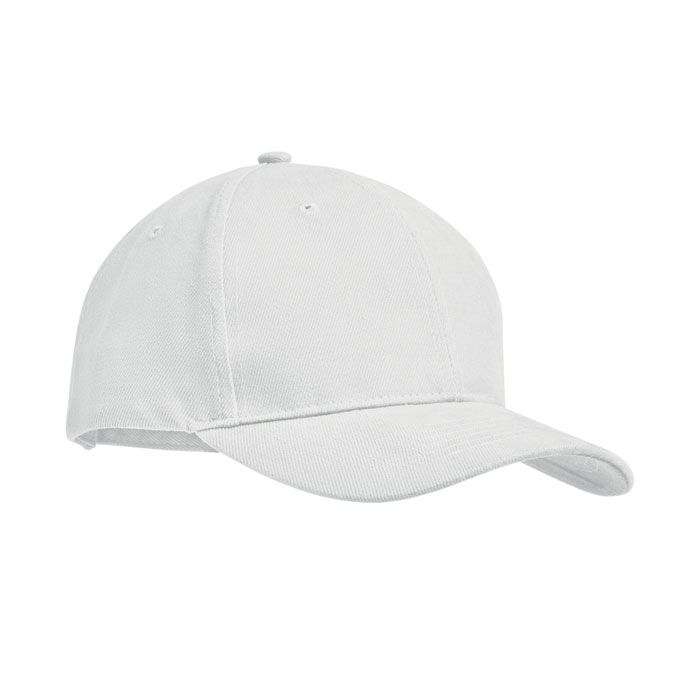 MO9643-06Tekapo Baseball cap 6 panels 270g_m²_ weiss