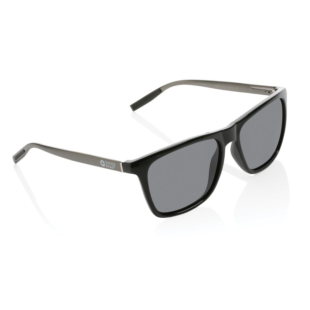 XDP453.98-1Swiss Peak polarisierte Sonnenbrille aus RCS Kunststoff_ schwarz