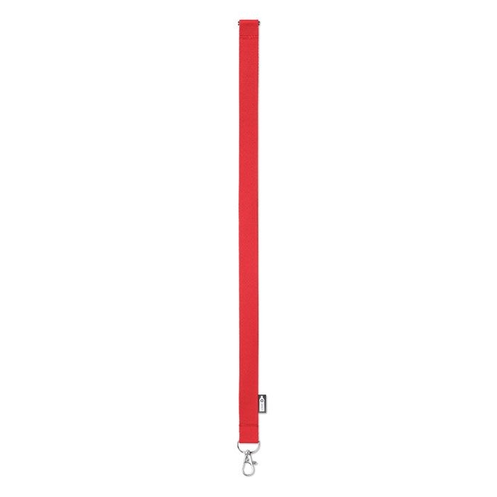 MO6100-05Lany Rpet Lanyard RPET 20mm_ rot