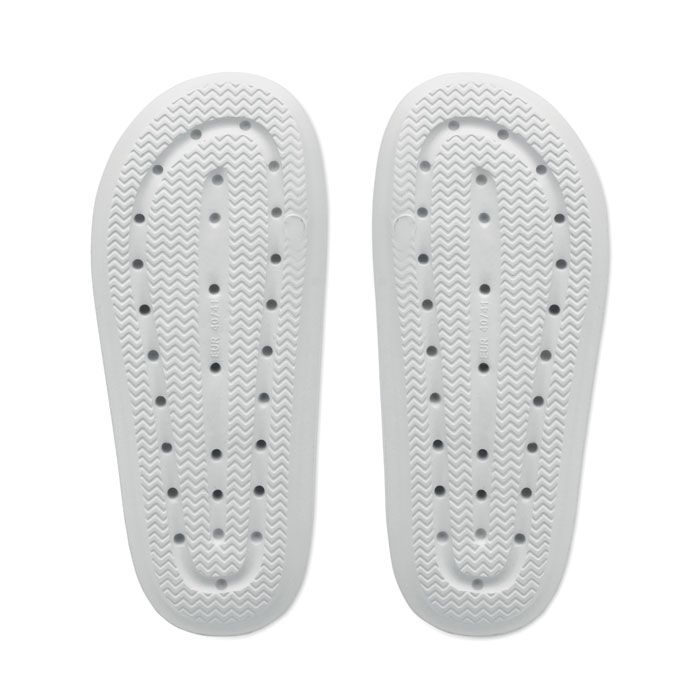 MO2897-06Evaslide Badeschlappen Groesse 40_41_ weiss