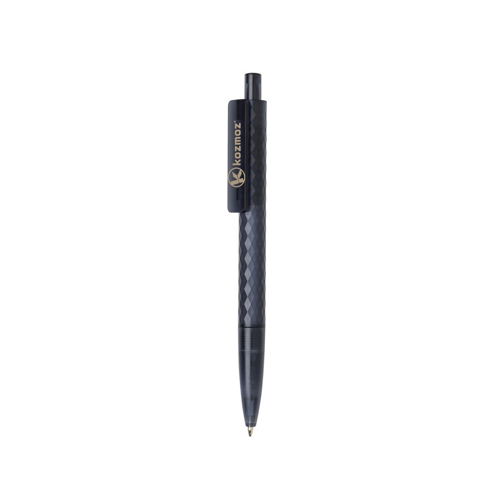 XDP611.33-25X3 Frosted-Pen aus GRS recyceltem PC_ navy blau