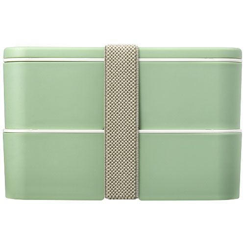 PF210182-4MIYO Renew 700_700 ml Doppel-Lunchbox_ seaglass green_seaglass green_kieselgrau