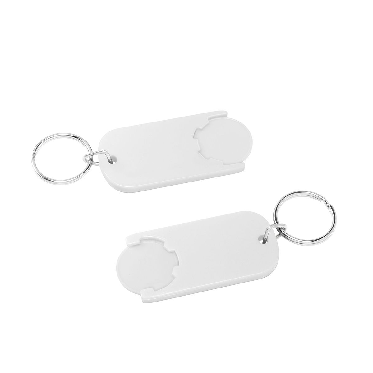 HE7439R-0-0Chiphalter mit 1€-Chip _Alpha_ weiss_ weiss