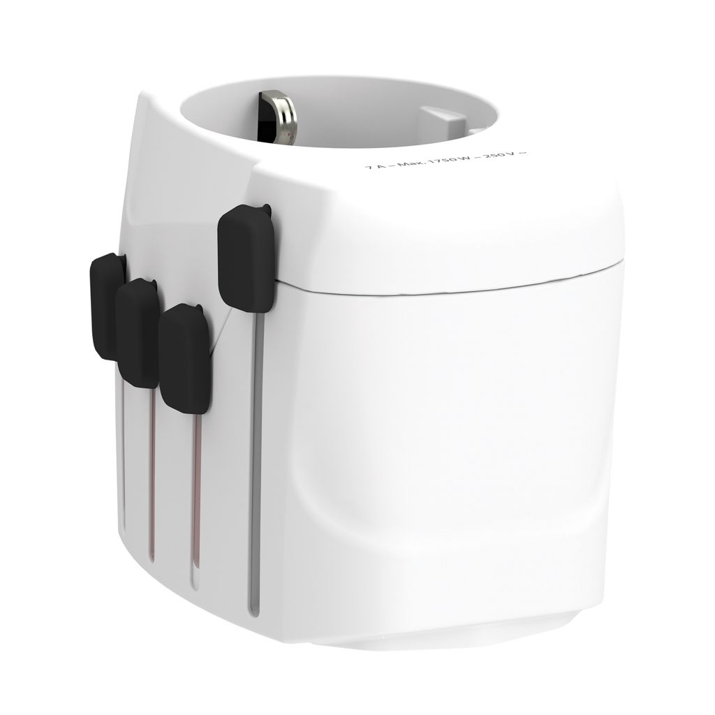 XDRB1.10314-5SKROSS Pro 3-Pole World Travel Adapter_ weiss