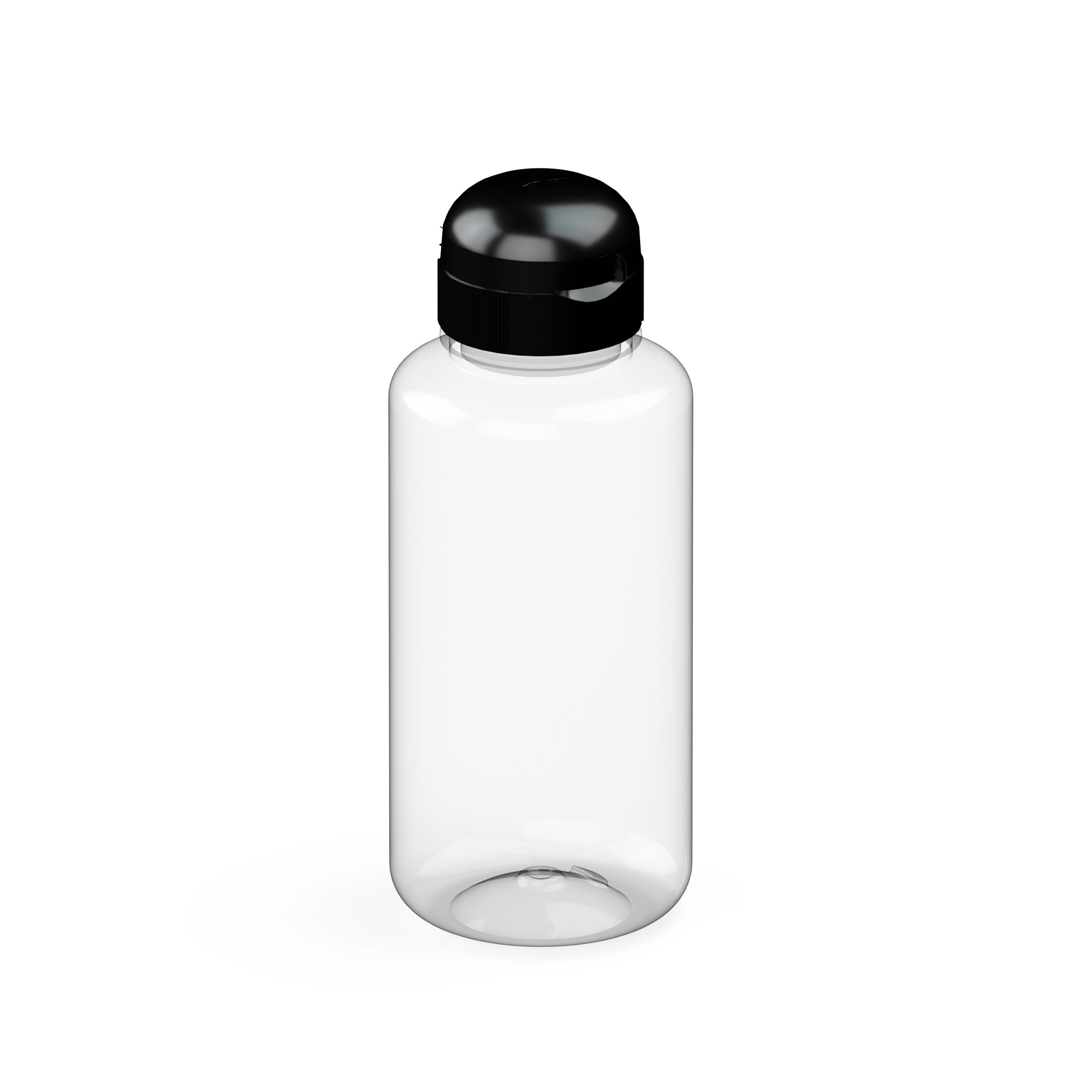 EL02234-2Trinkflasche _Sports_ 700 ml_ RENEW_ transparent_ schwarz