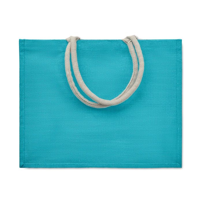 MO6443-12Aura Einkaufstasche Jute_ tuerkis