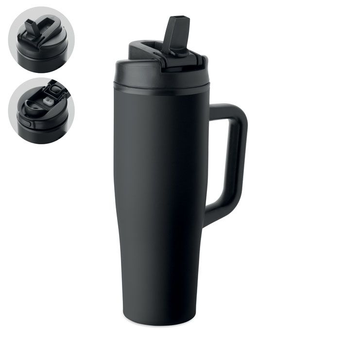 MO3213-03Atlanta Doppelwandiger Becher 900ml_ schwarz