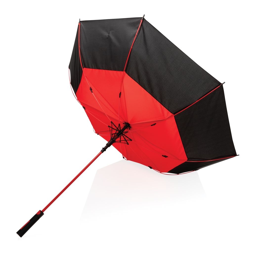 XDP850.68-427_ Impact AWARE™ RPET 190T Auto-Open Stormproof-Schirm_ rot