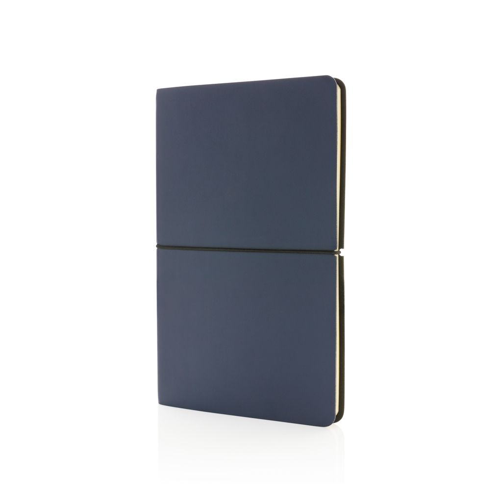 XDP774.22-5Modern Deluxe Softcover A5 Notizbuch_ navy blau