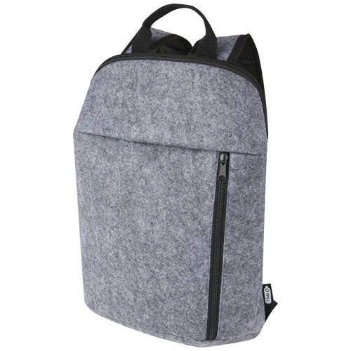 PF210742-1Felta Kuehlrucksack aus GRS-recyceltem Filz 7 L_ mittelgrau