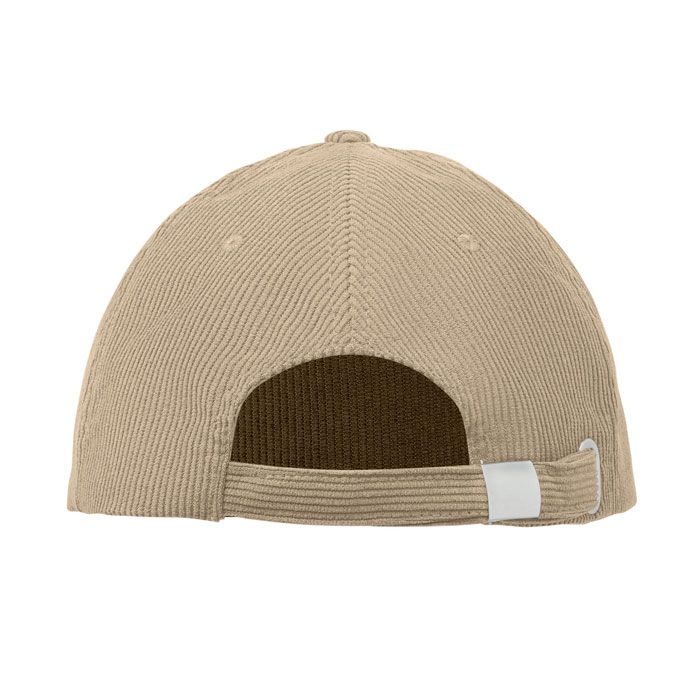 MO2879-13Wale Baseball Kappe 5 Panels Cord_ beige