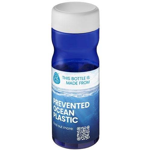 PF210435-4H2O Active® Eco Base 650 ml Sportflasche mit Drehdeckel_ blau_weiss