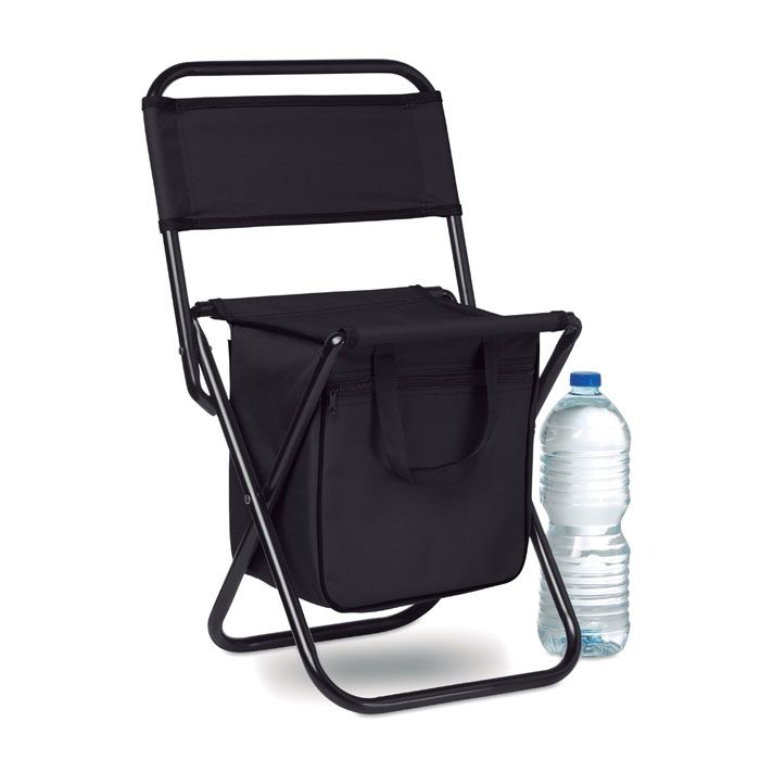 MO6112-03Sit _ Drink Klappstuhl mit Kuehltasche_ schwarz