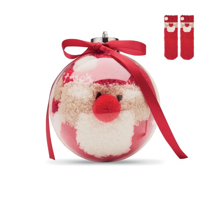 CX1585Snug M Weihnachtsbaumkugel mit Socken